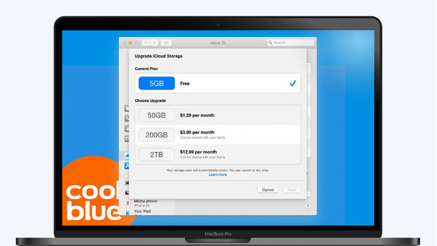 Abonnements iCloud