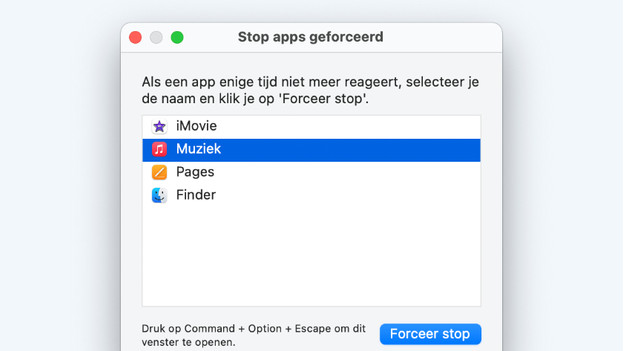 Forceer stop