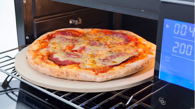Pizza in the oven