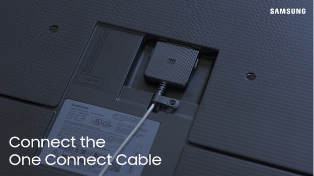 Samsung One Connect Box kabel aansluiten