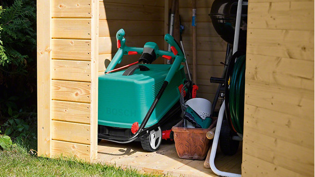 Clean garden tools
