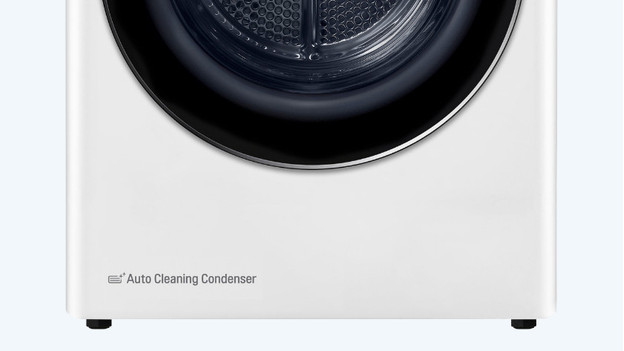 Self-cleaning condenser