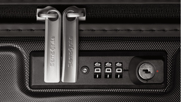 koffer rits zit vast