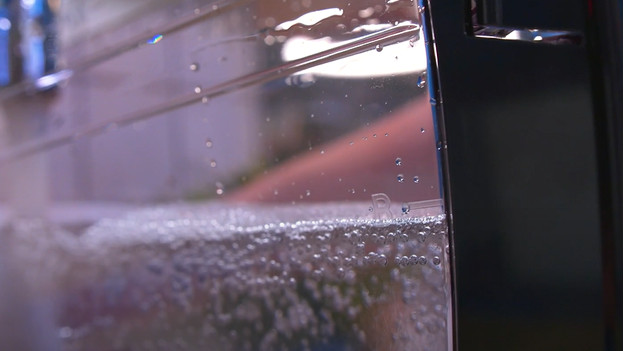 filling the water tank