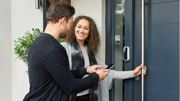 Utilisation d'une serrure connectée