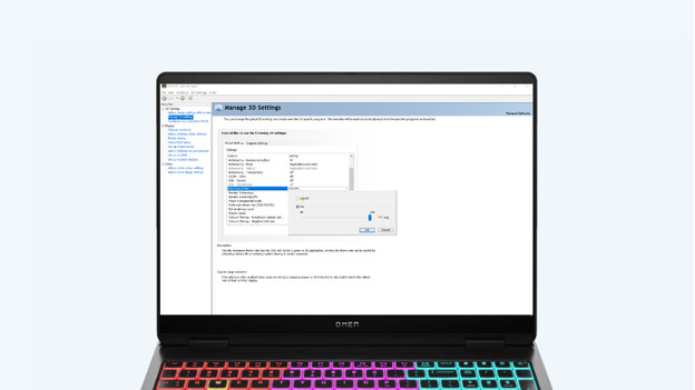 nvidia fps cap instellen
