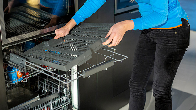 Removable cutlery tray AEG dishwasher