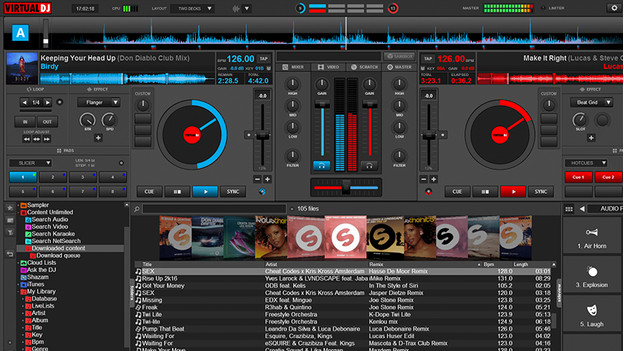 Virtual DJ software