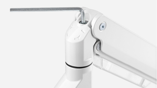 Monitor arm op meerdere manieren verstelbaar