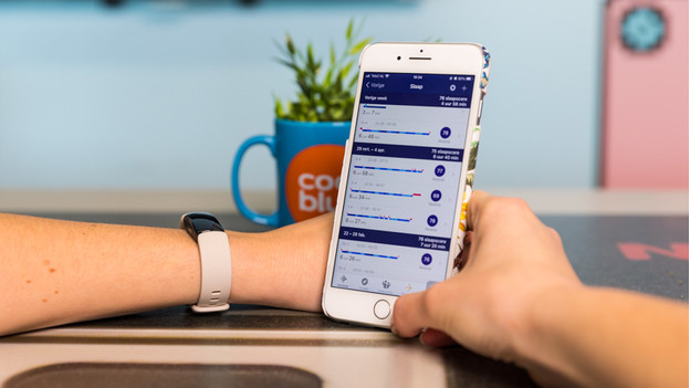 Statistiques de santé smartphone Fitbit