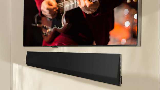 LG OLED tv met soundbar