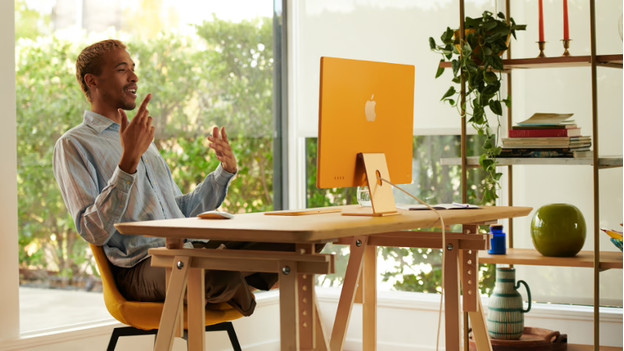 iMac in gebruik.