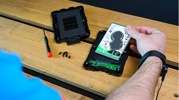 2,5 inch SSD hardeschijf behuizing