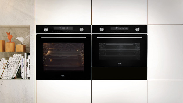 Ovens in kitchen cabinets