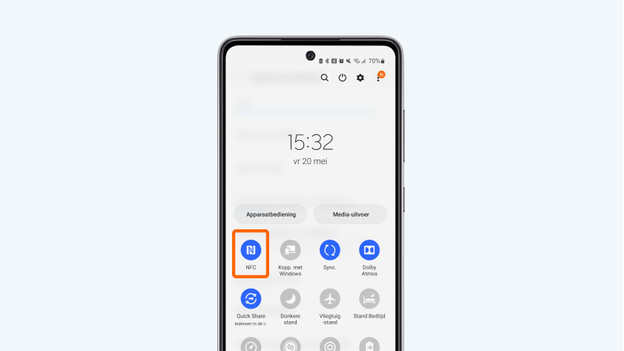 NFC aanzetten
