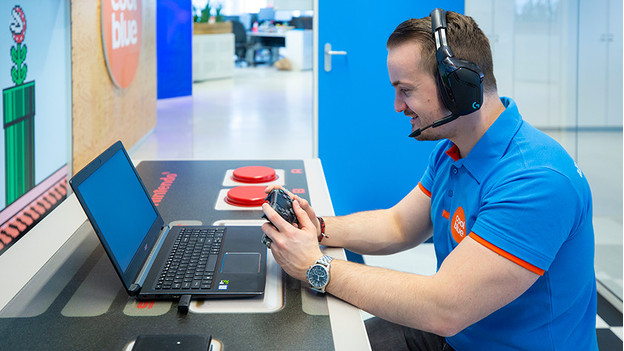 Logitech headset en laptop