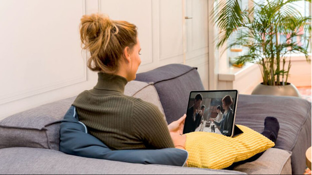 Tablet covers with stand to watch movies