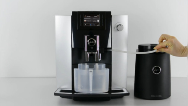 Rinse milk system