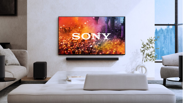 Sony TV with soundbar