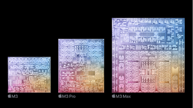 Puces Apple M1 et M2.