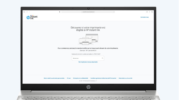 Sélectionner l'imprimante HP