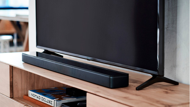 Soundbar with television