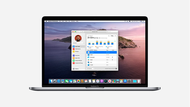 Schermtijd macOS 10.15 Catalina