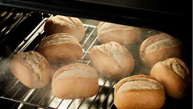 Broodjes in oven