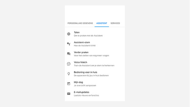 Configurez l'Assistant Google