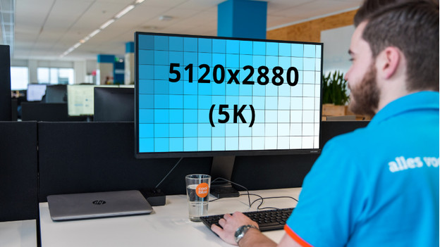 Resolutie van een 5K monitor