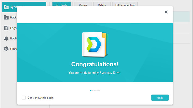 Synology Drive geïnstalleerd