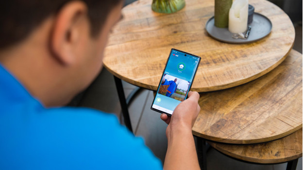 Facial recognition in app