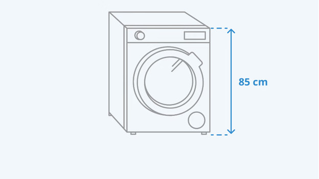 Washing machine height