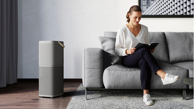 Air purifier living room