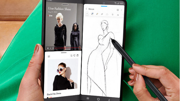 Multitasken op Samsung Galaxy Z Fold 3
