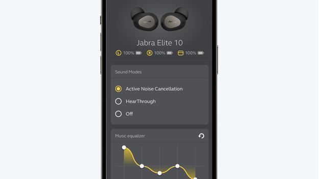 Adjust noise canceling Jabra