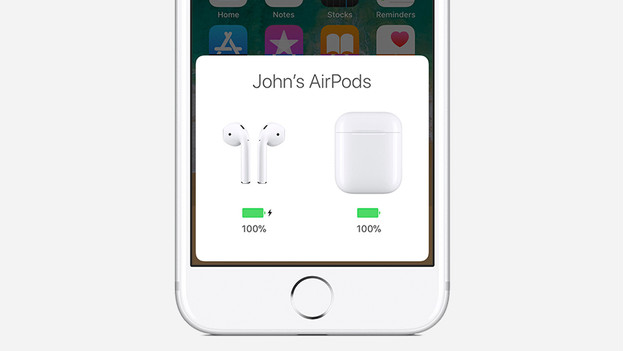 24 uur batterij AirPods