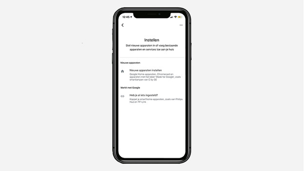 Nouvel appareil dans l'application Google Home
