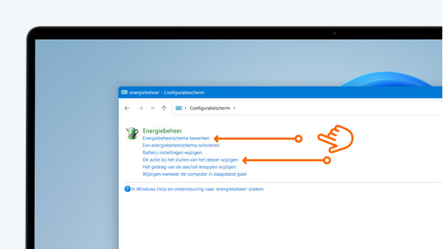 Configuratiescherm in Windows