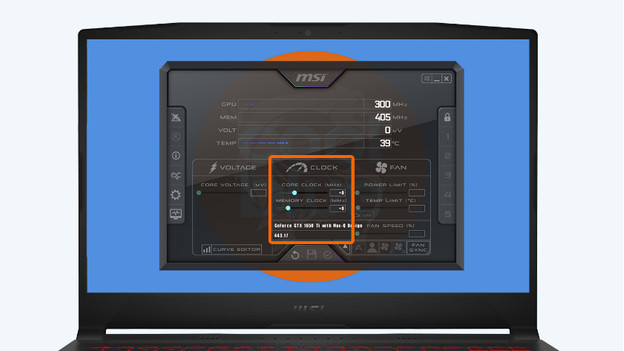 Het verhogen van de CPU Multiplier in MSI Afterburner