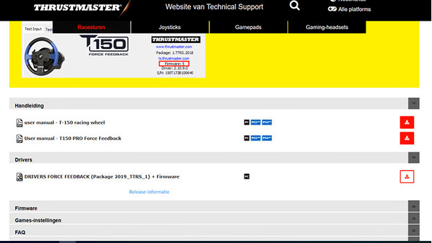 Drivers Thrustmaster site