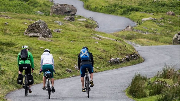 Longue balade à vélo avec autonomie de la batterie