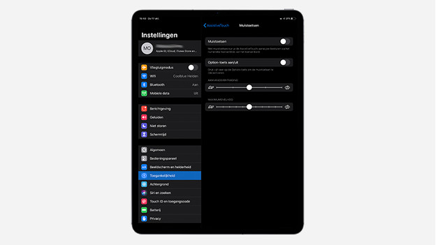 Configurer une souris sur l'iPad