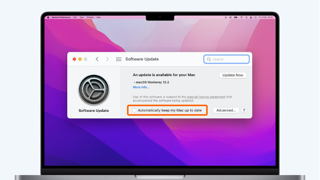 Apple macOS update automatically