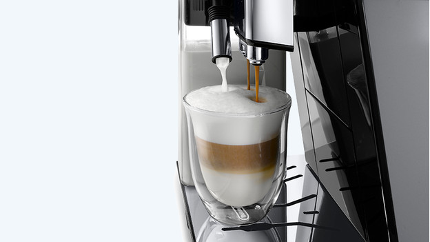 Des cappuccinos parfaits avec une machine De'Longhi grâce au double bloc thermique