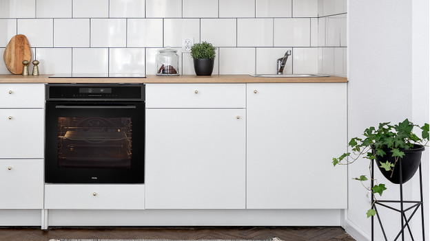 Oven in a kitchen