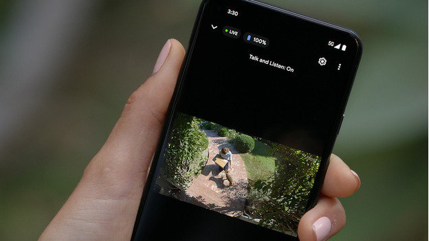 Notification caméra Google Nest