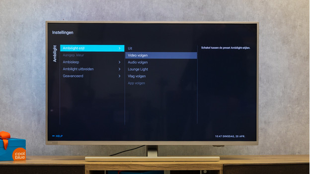 Philips Ambilight stijlen