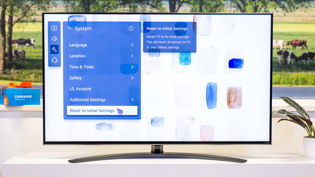 Reset LG TV to factory settings