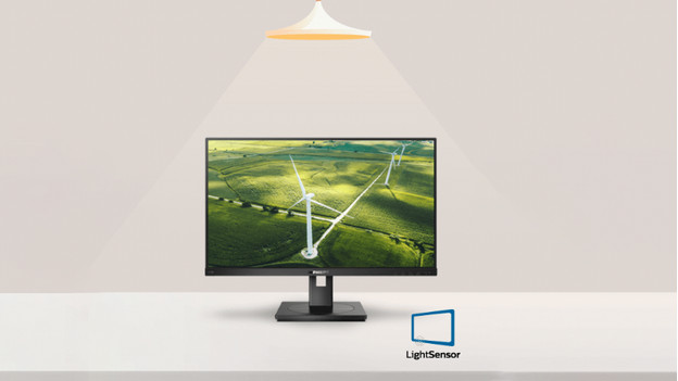 Philips LightSensor that automatically adjusts the brightness to the amount of light.